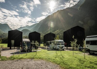 Sandgold Alpine Glamping Campingplatz in Sand in Taufers